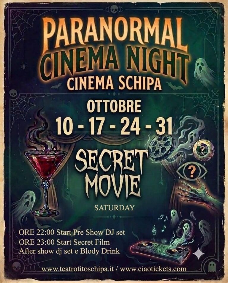 Locandina Paranormal Cinema Night