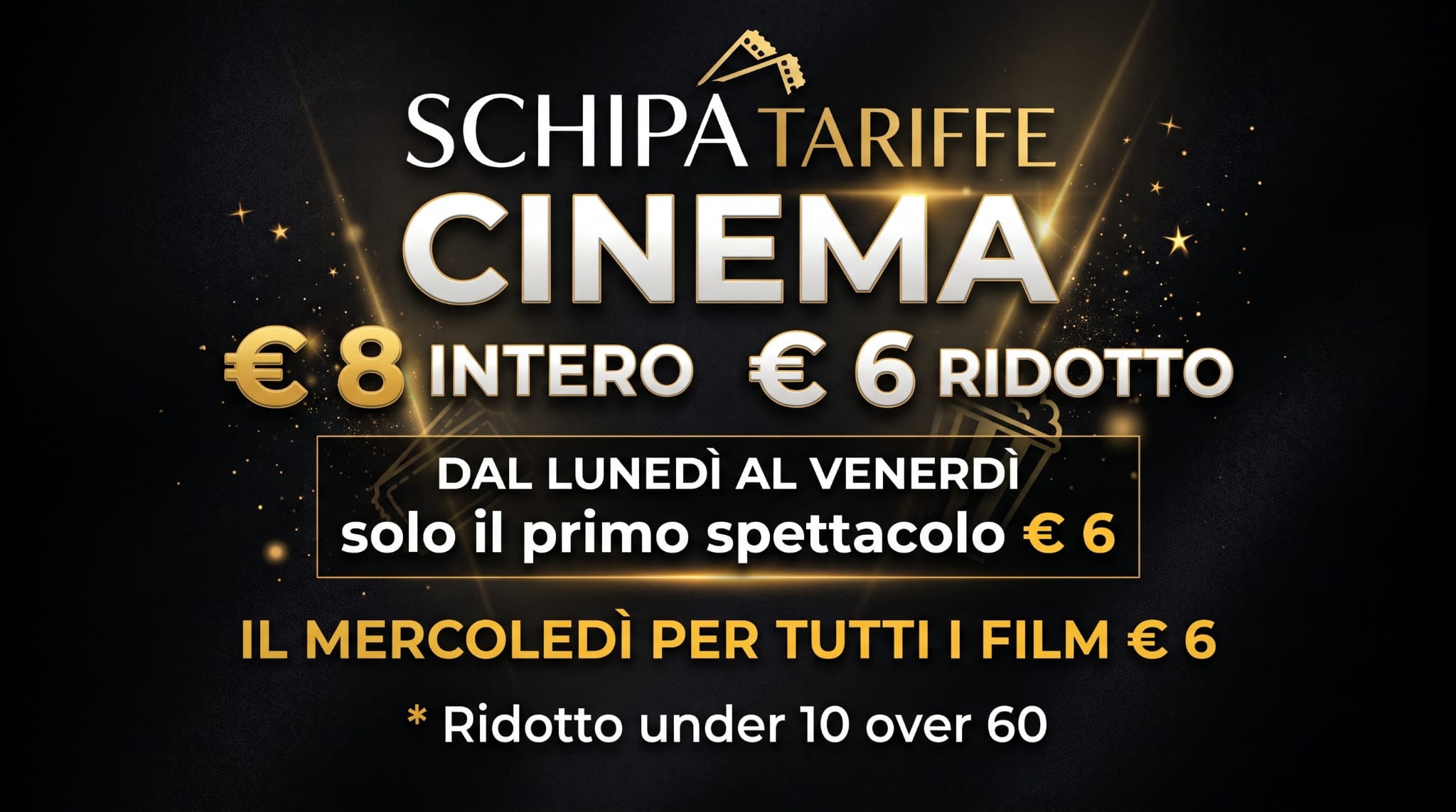 Tariffe cinema e promozioni